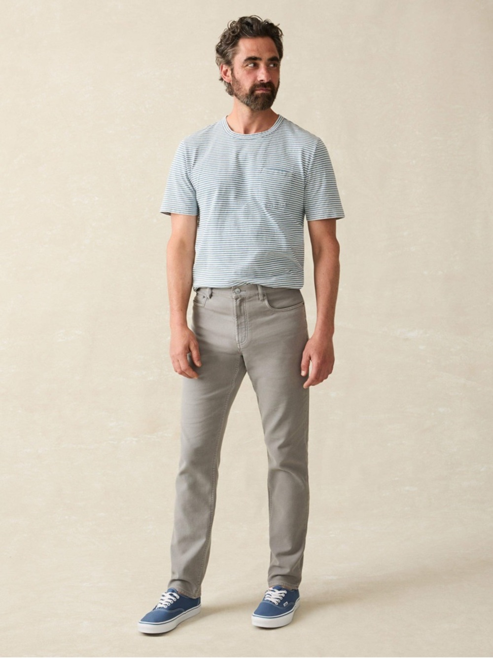 Faherty Men's Chinos in Light Beige